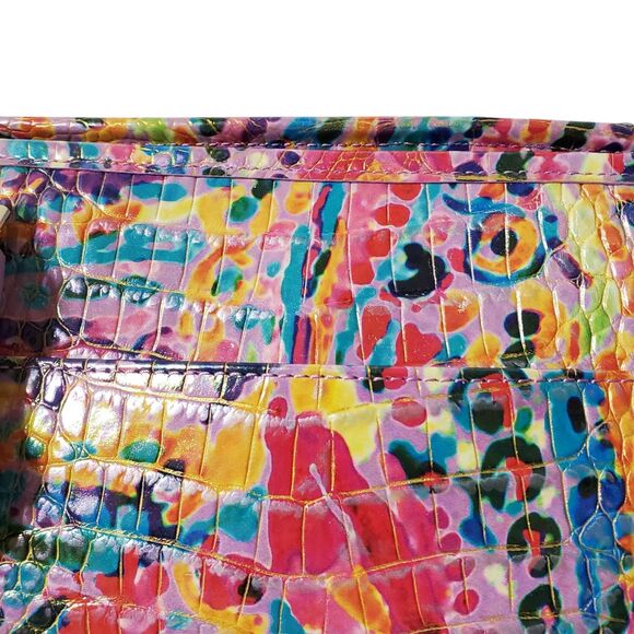 NWT Brahmin Medium Asher Tote Rainbow Reef Melbourne Multi Colorful Abstract - Picture 8 of 12